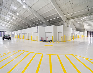 Exterior view of EZ Storage facility at Detroit, MI
