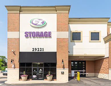 EZ Storage main entrance exterior view at  Farmingtonhill, MI