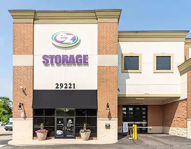 EZ Storage main entrance exterior view at  Farmingtonhill, MI