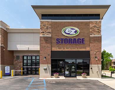 EZ Storage main entrance exterior view at Southfield, MI