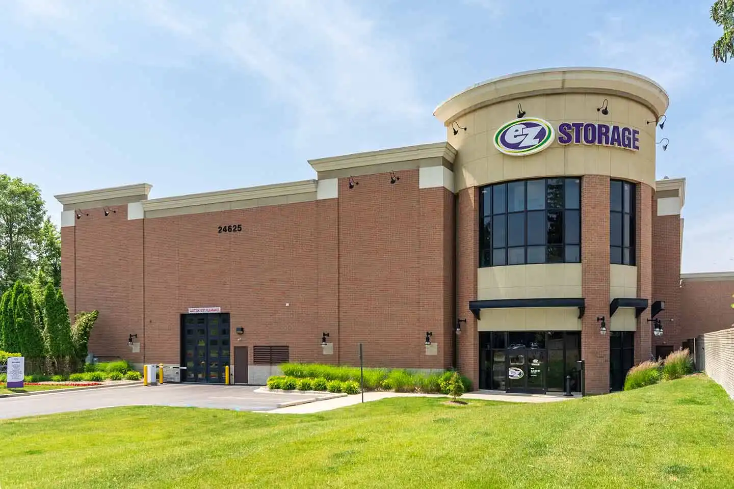 EZ Storage exterior view of facility at Evergreen Road location