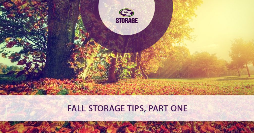Self-Storage St. Louis: Fall Storage Tips Part One